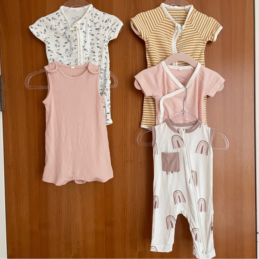 Mori & Kyte Baby 0-3 Month Onesies